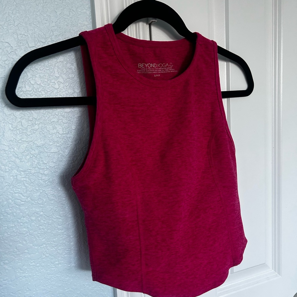Beyond Yoga Fuchsia Tank Top/ Bra